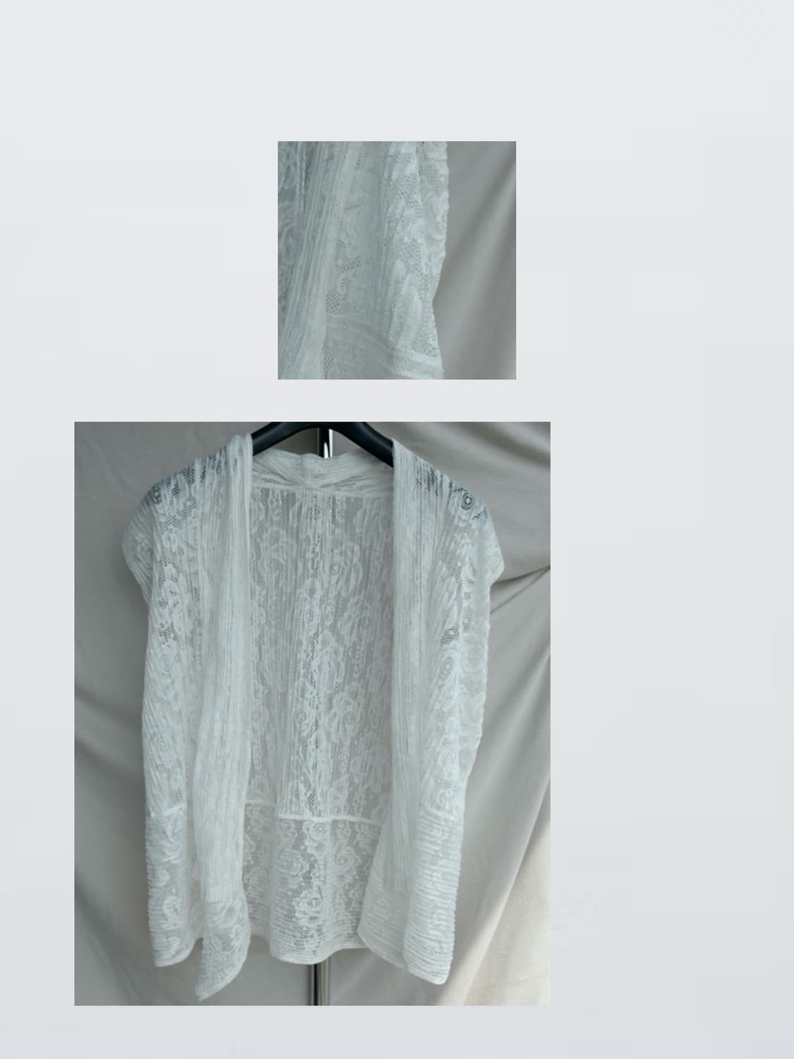 White Rose Lace Vest 화이트 레이스 베스트 상품이미지3