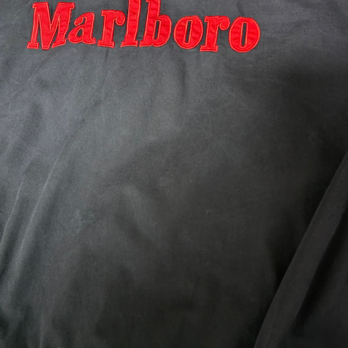 [XXL] 세탁 90s 빈티지 말보로 리버시블 봄버 자켓 블랙레드 페이드 상품이미지2