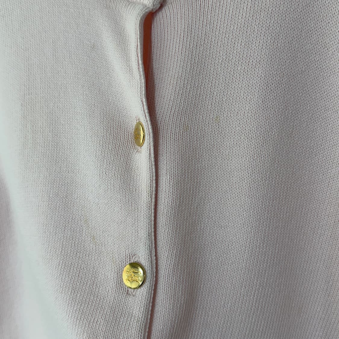 [M] 버버리 금장 니트 가디건 상품이미지5