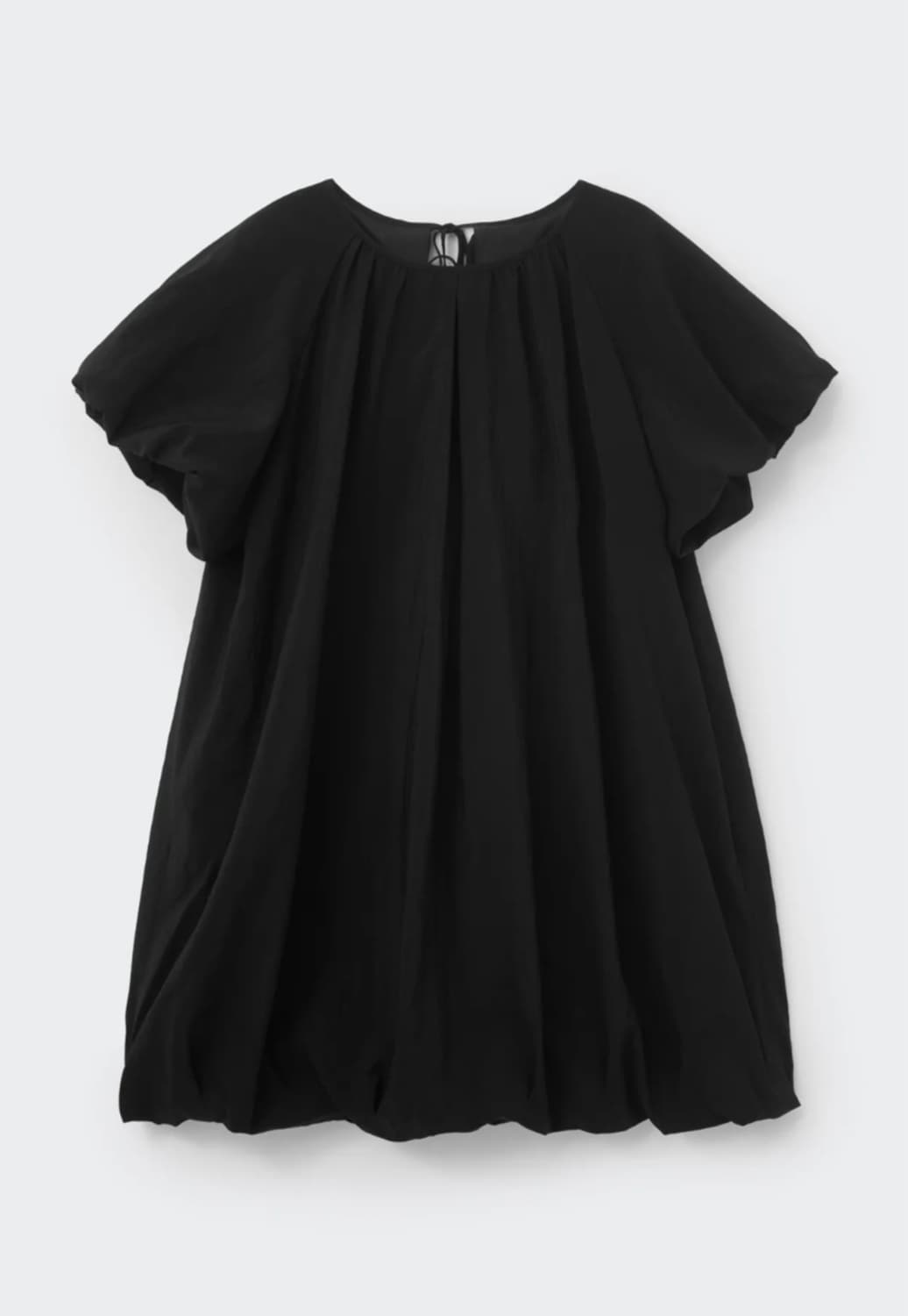COSMOSS VOLUME MINI DRESS BLACK 상품이미지1