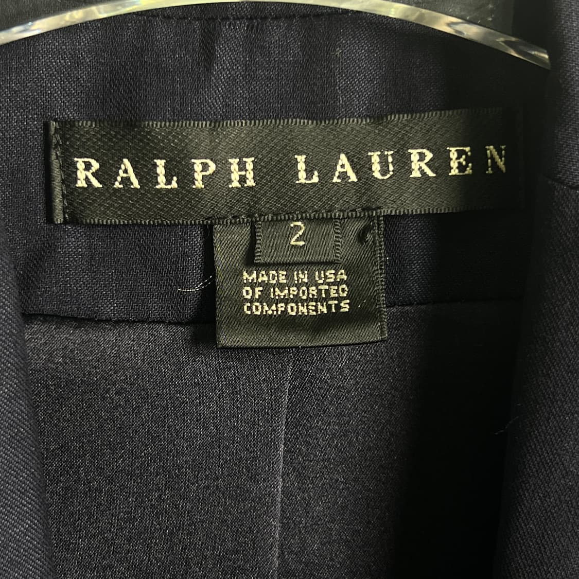 랄프로렌 네이비 테일러드 블레이저 자켓 상품이미지3