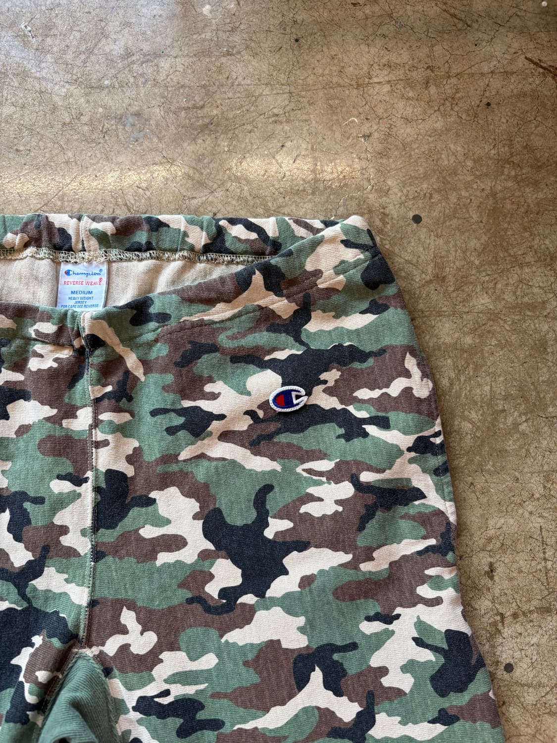 챔피온 리버스위브 카모 스웻 쇼츠 상품이미지2