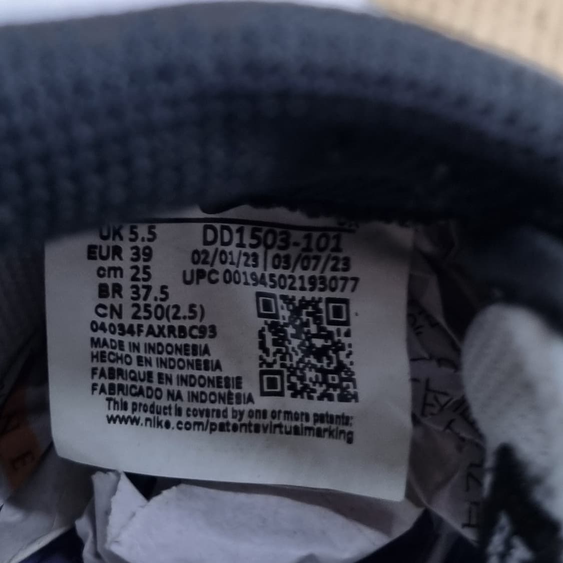 나이키 덩크 로우 레트로 운동화250 상품이미지6