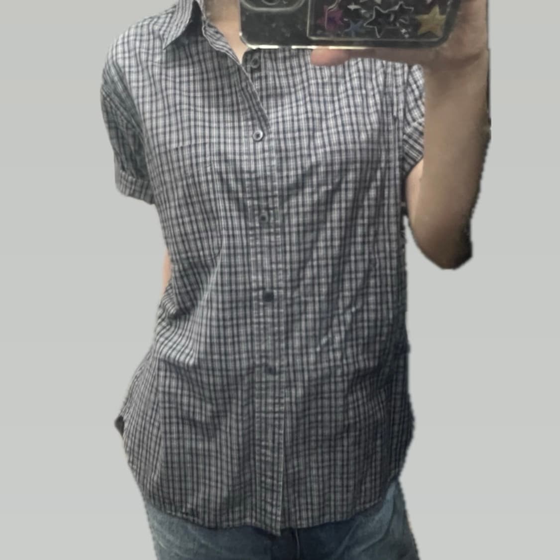 체크반팔셔츠 상품이미지2