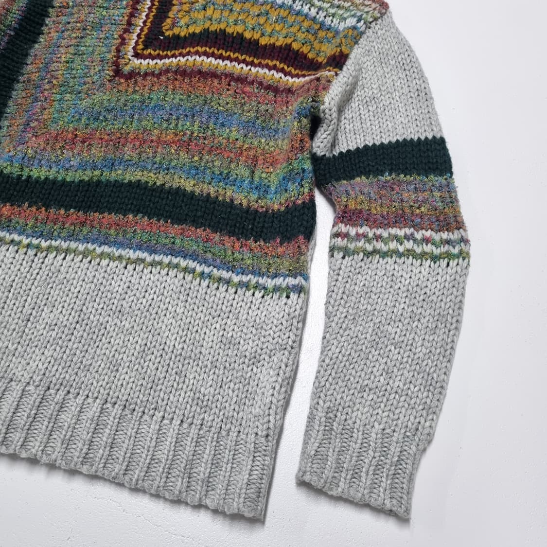 빈티지 보헤미안 비대칭스웨터 - LL 상품이미지6