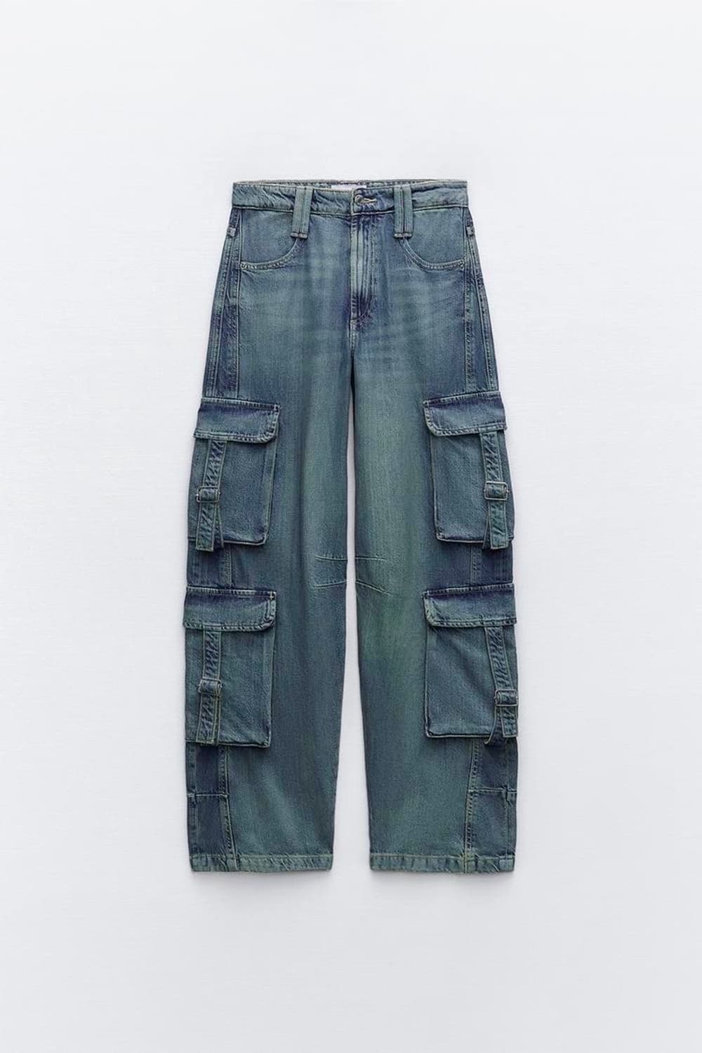 자라 TRF MID RISE CARGO PANTS 카고 팬츠 바지 상품이미지1