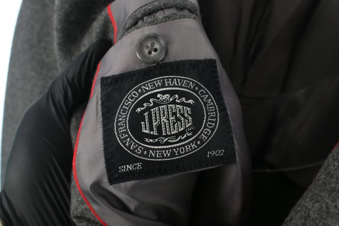 제이프레스 (MEN - M) 울 블렌드 나일론 금장 더블 버튼 자켓 상품이미지8