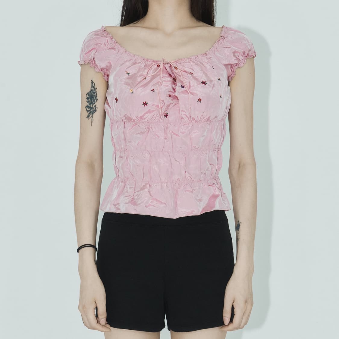 Buberry shirring top 상품이미지1