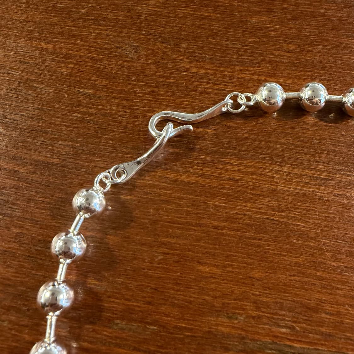 새상품 신주 실버코팅 왕 군번줄 목걸이 상품이미지5