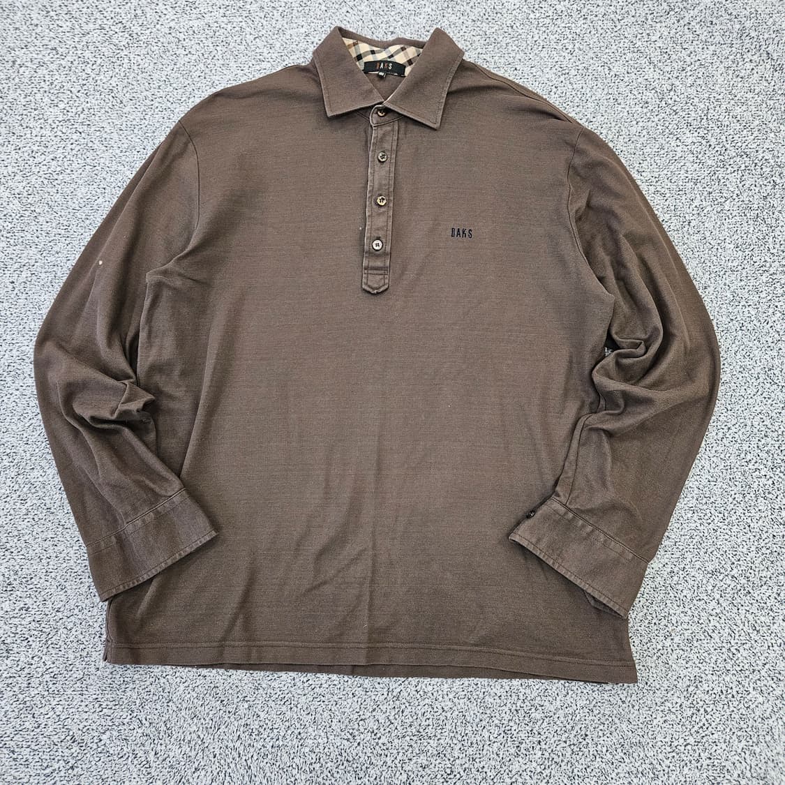 [100] 닥스 브라운 카라 긴팔 티셔츠 0102YH1 상품이미지2