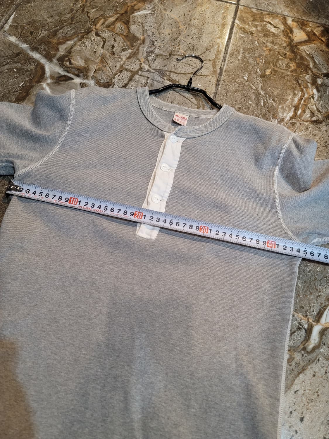 리얼맥코이 헨리넥 반팔, 긴팔 티셔츠 2장 일괄 판매 상품이미지5