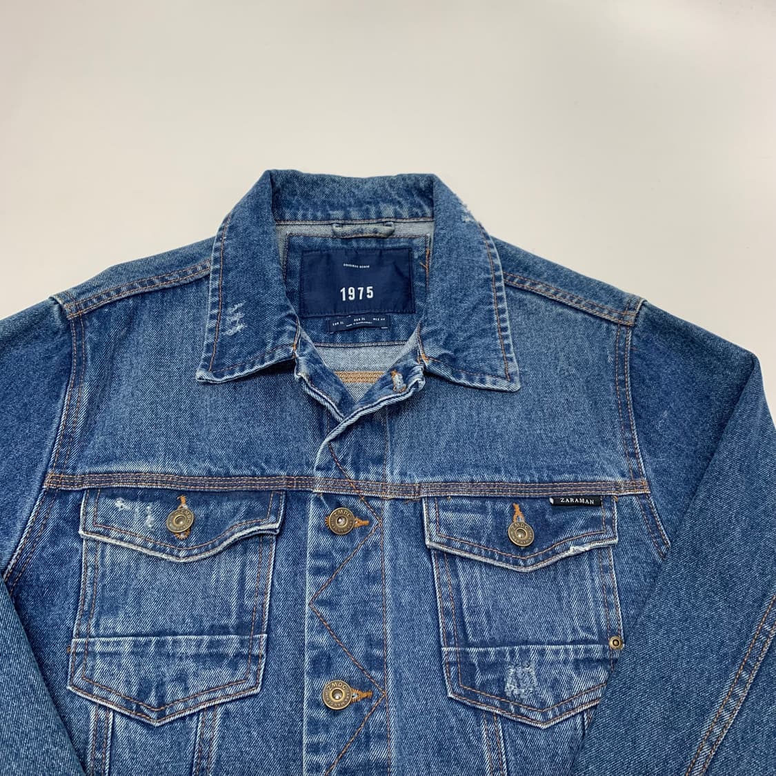 ZARA 자라 데님자켓 청자켓 (XL) 상품이미지2