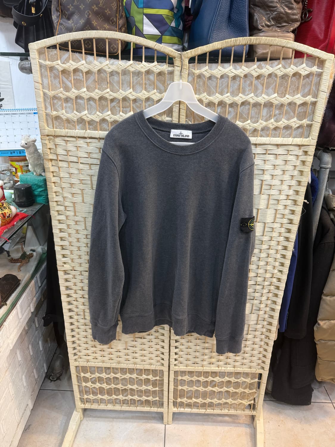 100/21ss 정품 스톤아일랜드 맨투맨 팝니다 상품이미지1