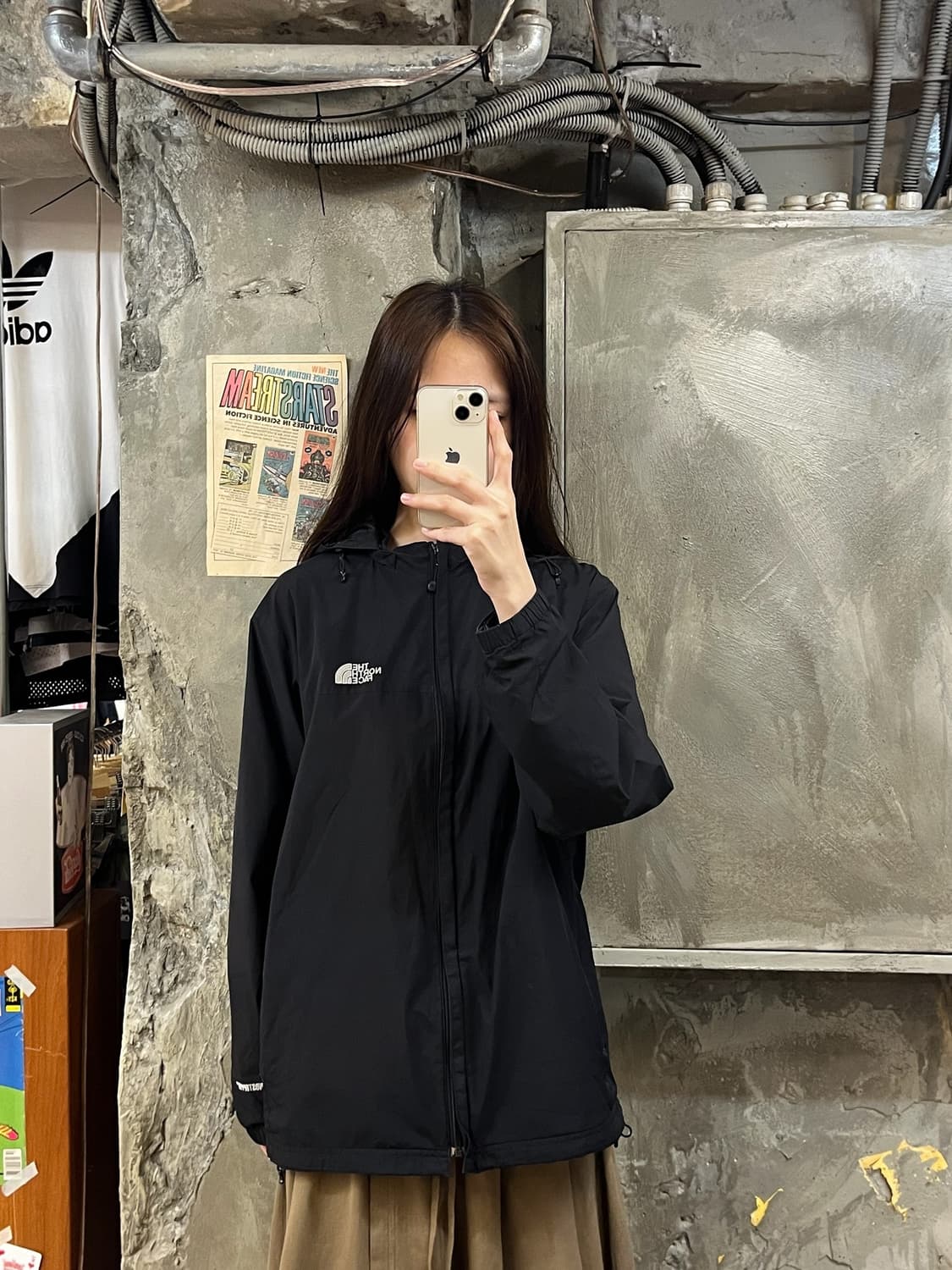 노스페이스 바람막이 블랙 95 #csz788 상품이미지2