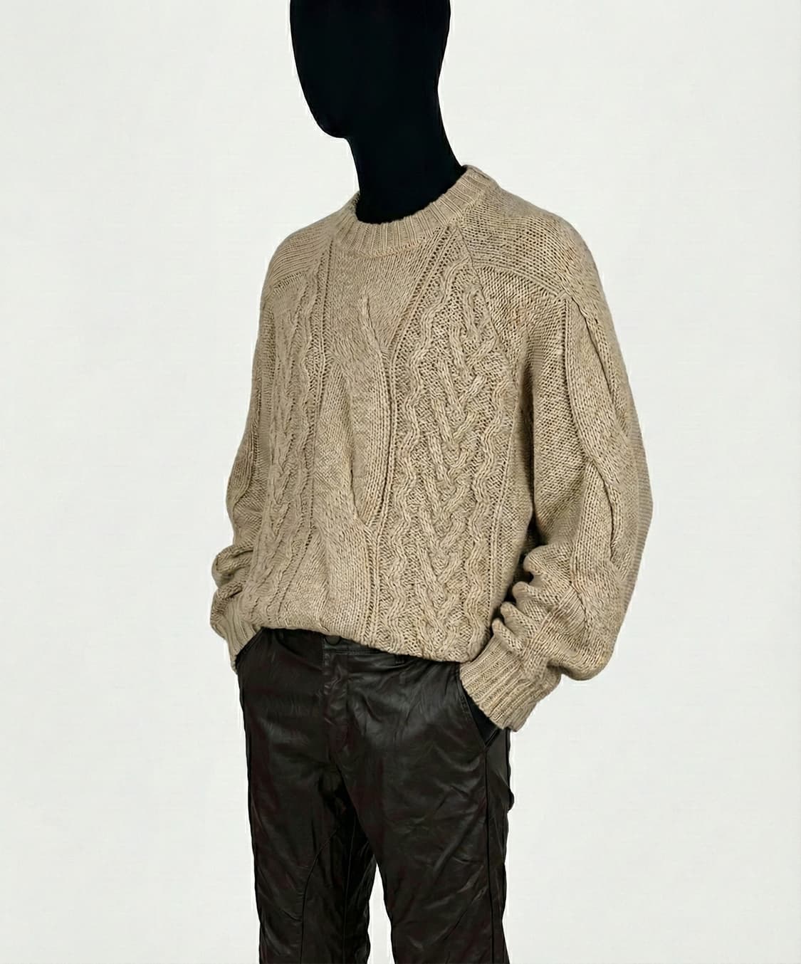 noirer cable sweater 상품이미지1