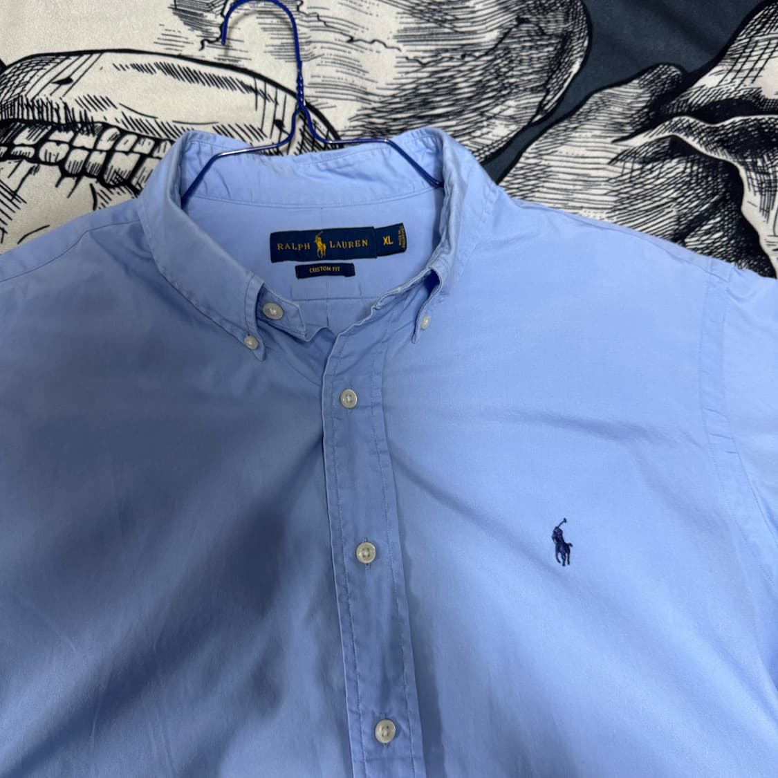 폴로랄프로렌 블루 셔츠 커스텀핏 XL사이즈 상품이미지2