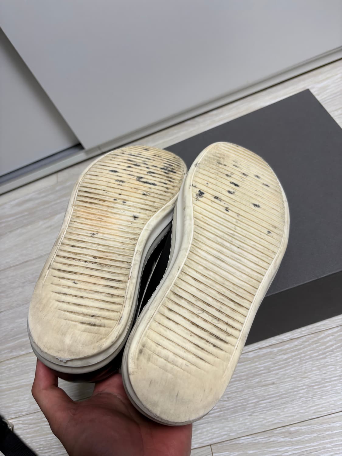 릭오웬스 반스 레더 풀박 43사이즈 상품이미지6