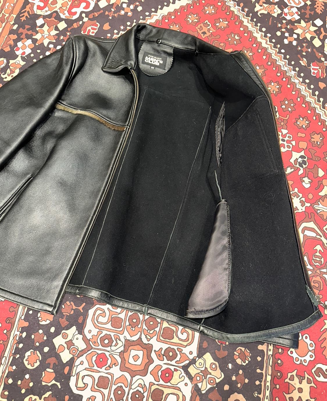 ( L ) 레더자켓 봄버자켓 가죽자켓 워크웨어 아메카지 스포츠가죽 상품이미지4