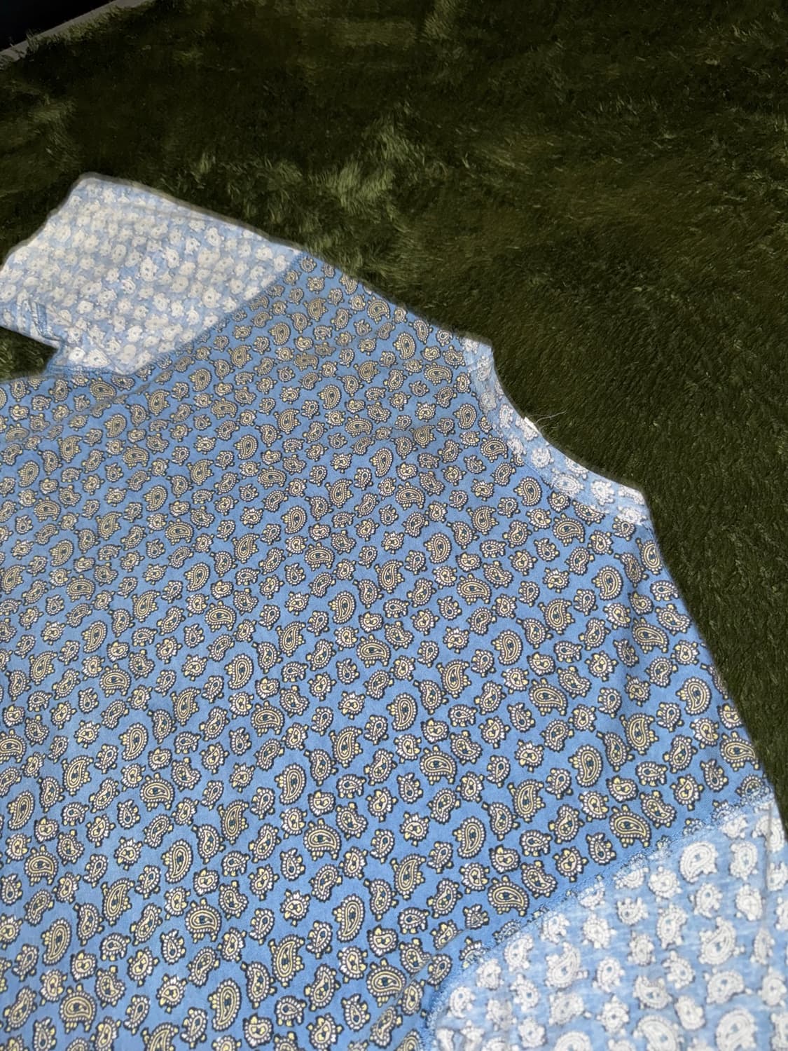 [M] 08ss 준야 와타나베 꼼데가르송 페이즐리 패널 티셔츠 상품이미지10