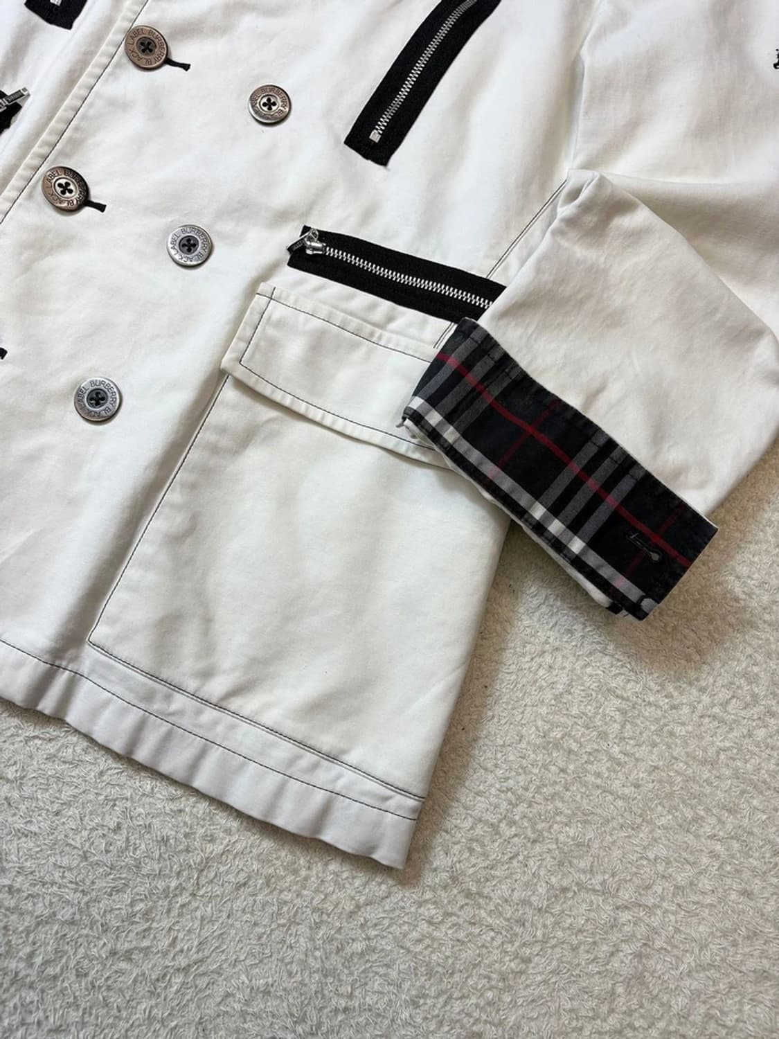 버버리 블랙라벨 00's 더블 브레스티드 자켓 PN6262 상품이미지6