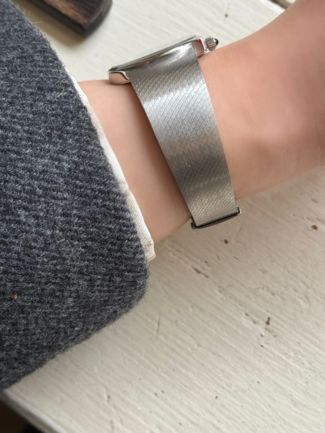 정품 빈티지 오메가 드빌 엘립스 스틸 시계 상품이미지3