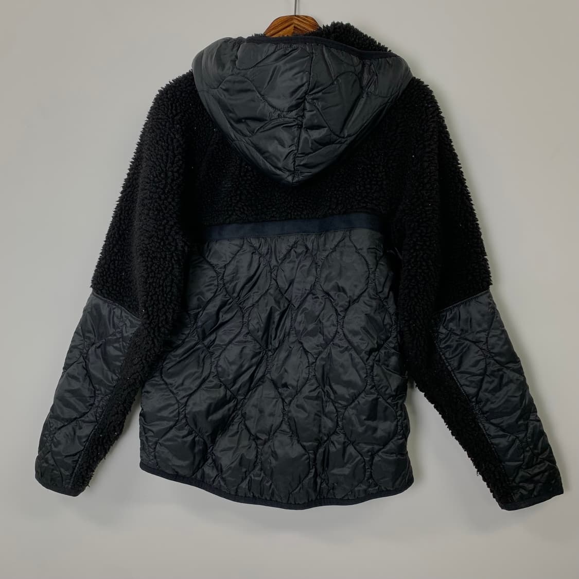 나이키 헤리티지 블랙 쉐르파 퀼팅 자켓 상품이미지3