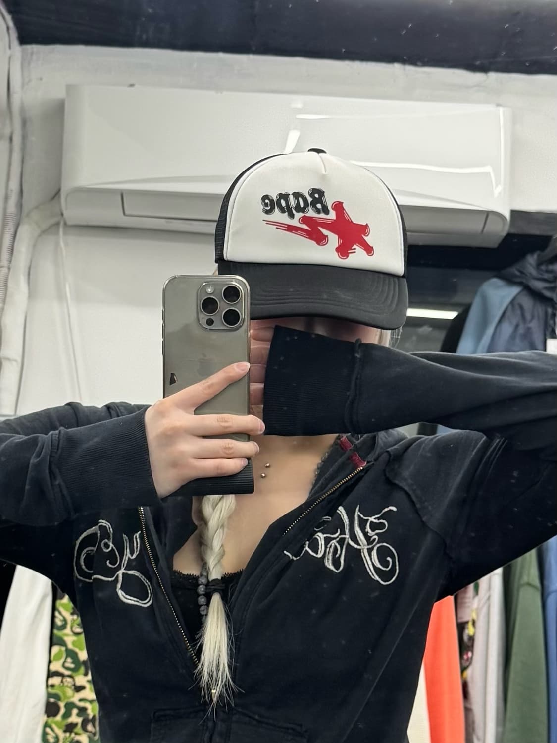 베이프 썸머백 메쉬캡 상품이미지3