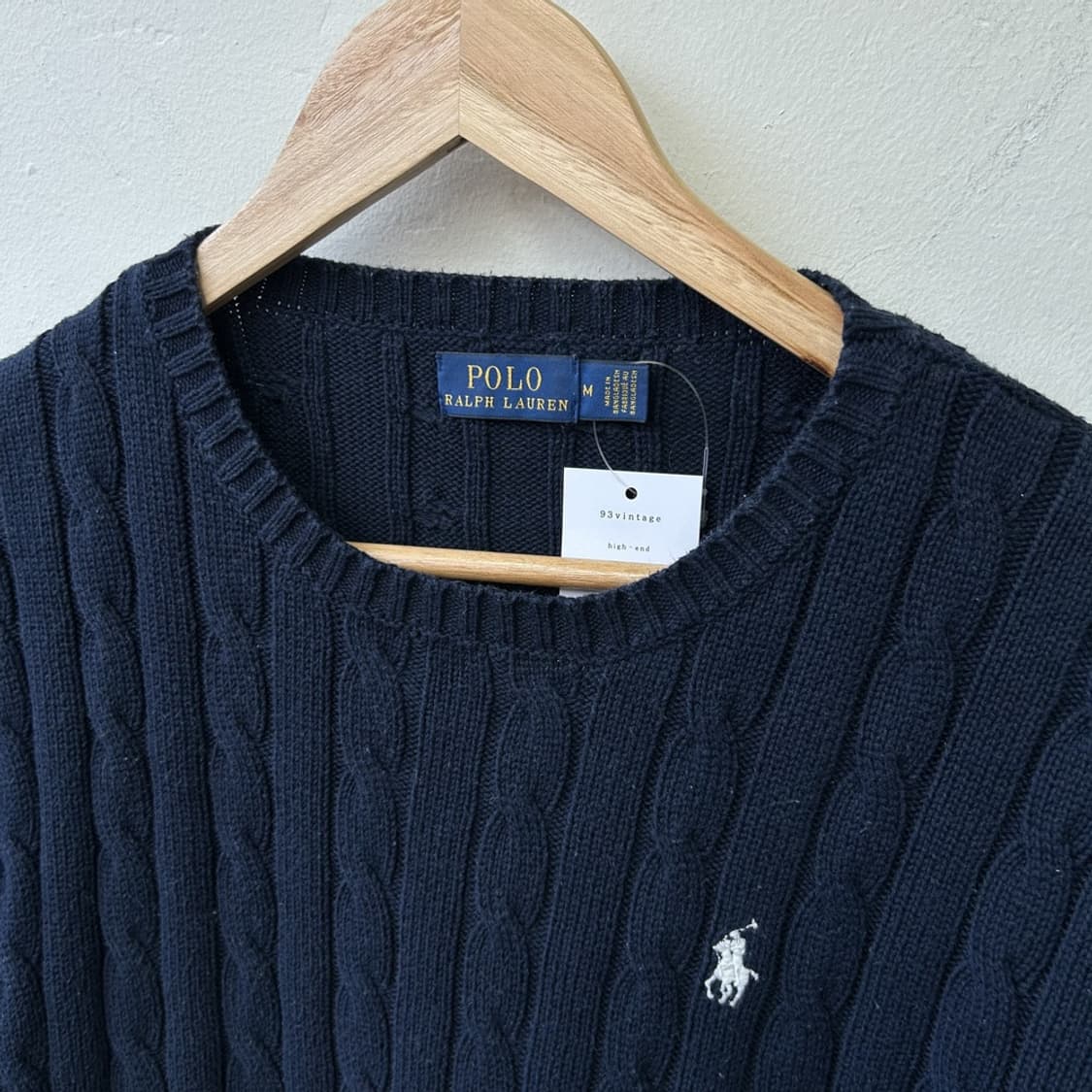 15597 - 폴로 랄프로렌 네이비 케이블 니트 상품이미지3