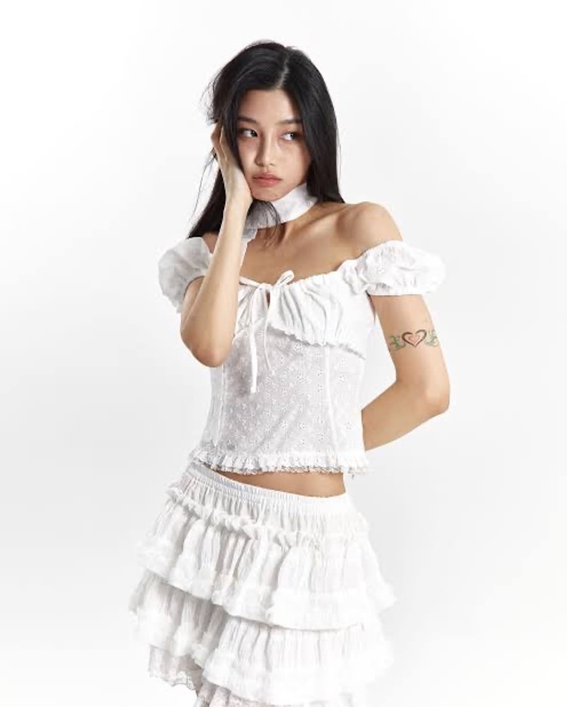 루루서울 럭키걸 신드롬 블라우스 화이트 상품이미지1