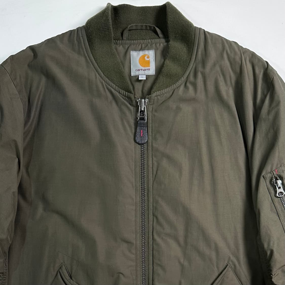 칼하트 카키 ma-1 봄버 자켓  상품이미지2