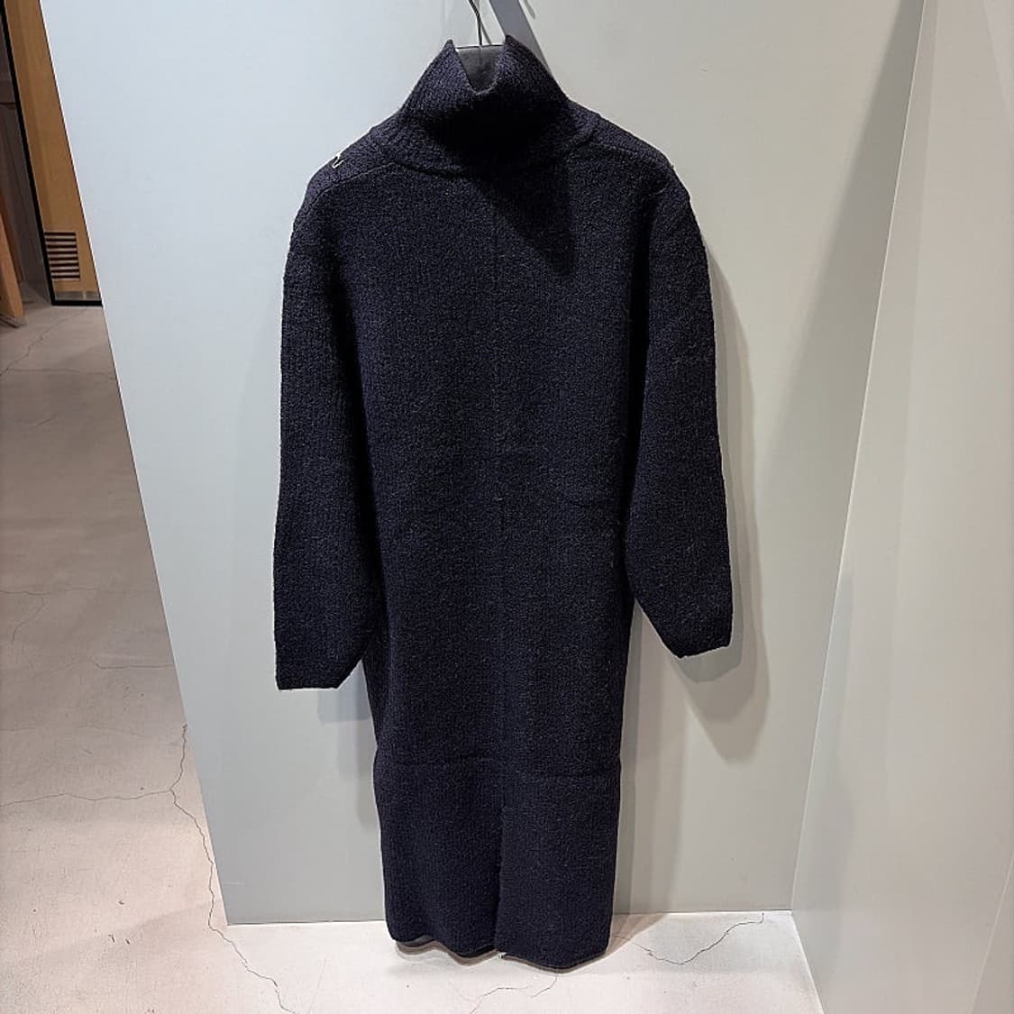(정품/새상품) 폼 더 스토어 여성 네이비 알파카 울 니트 드레스 상품이미지3