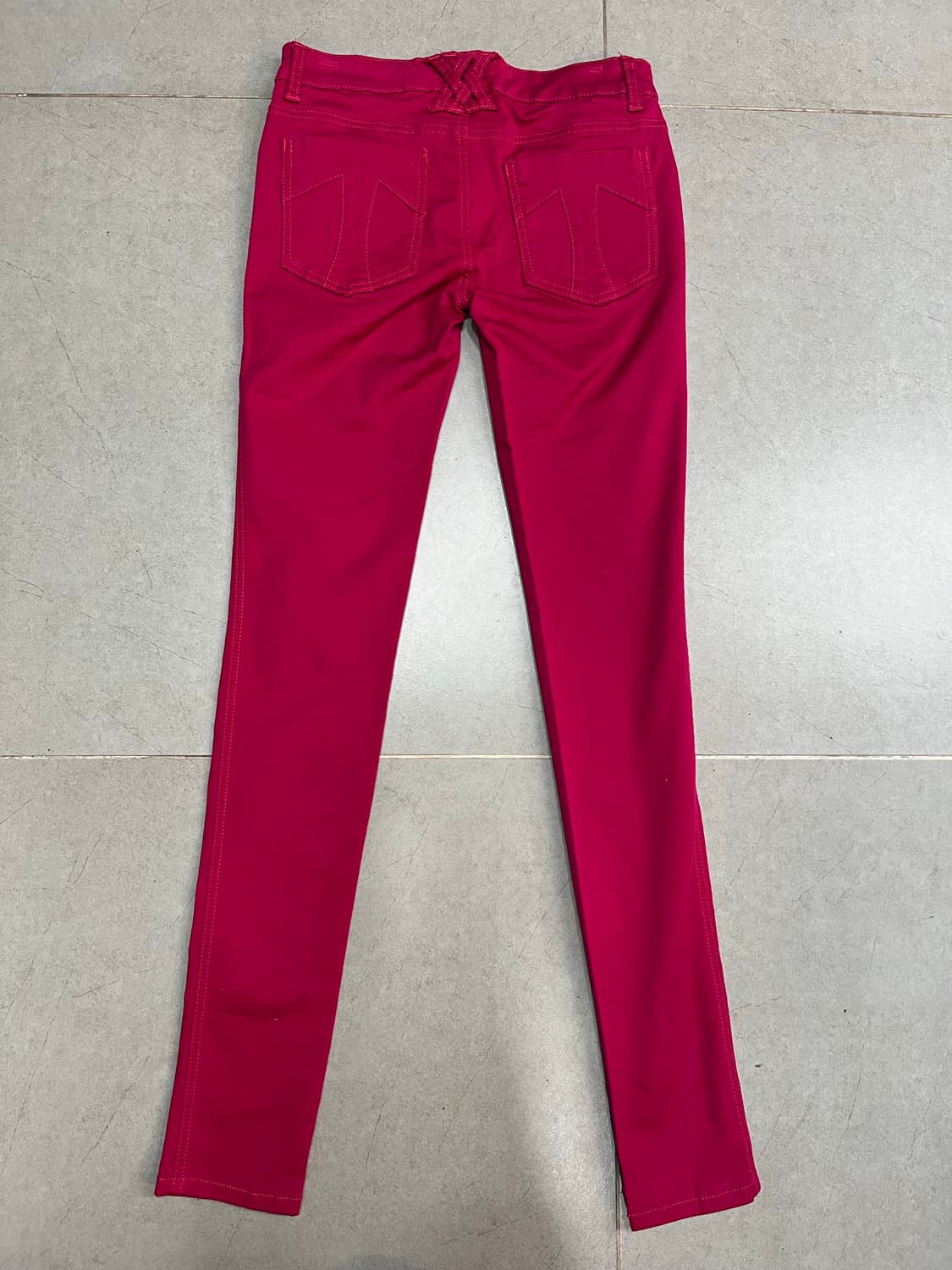 Y2K   tripp nyc hot pink 고스펑크  팬츠 상품이미지2