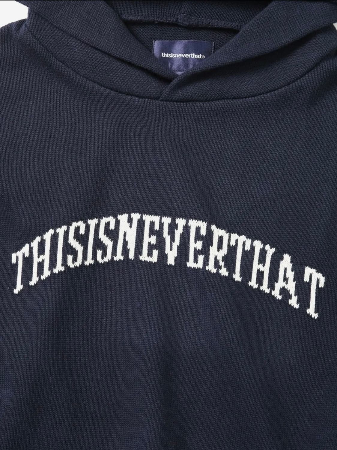 디스이즈네버댓 니트 후드 상품이미지2