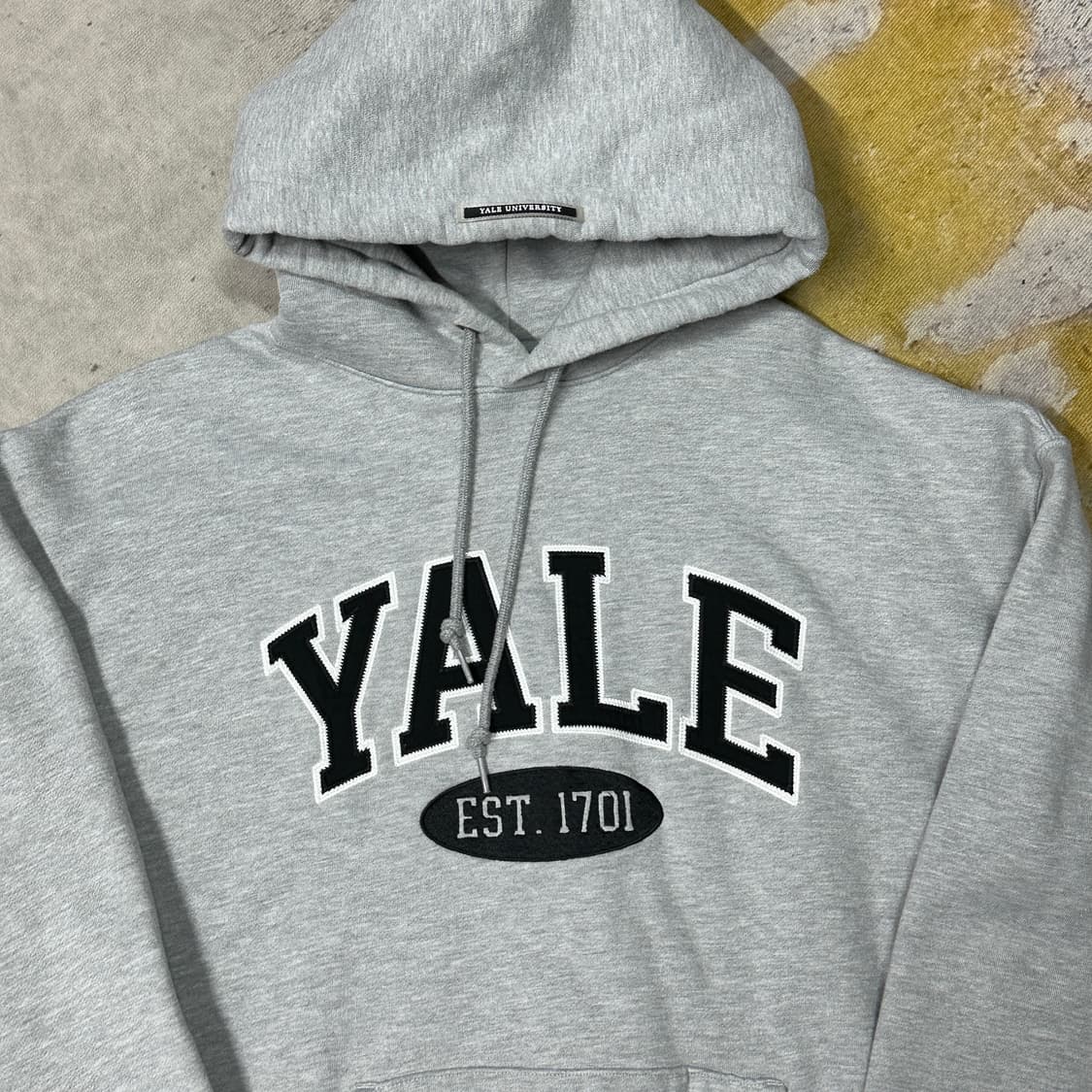 예일 yale 회색 후드티 L 상품이미지2