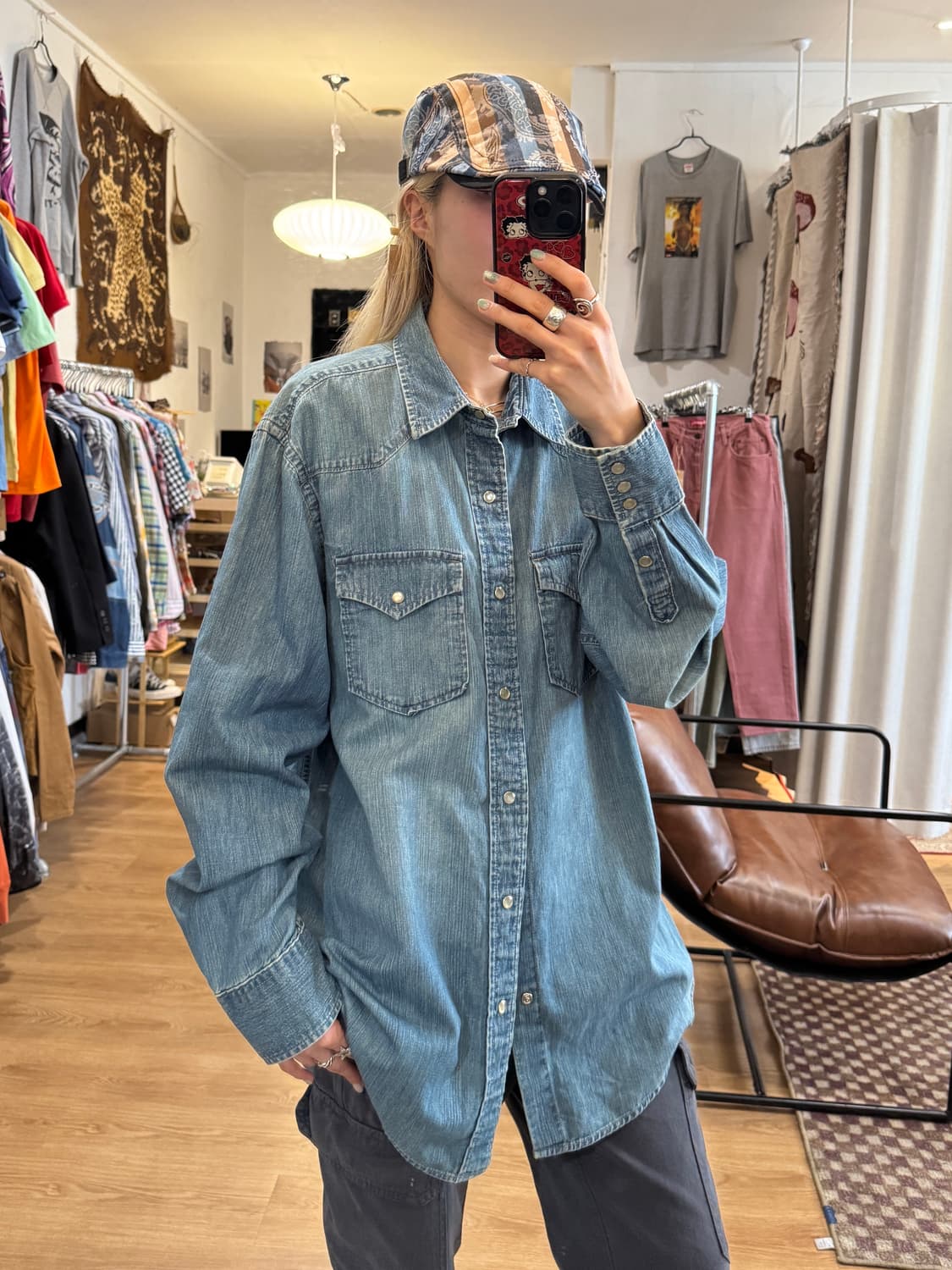 GAP 갭 웨스턴 데님 셔츠 상품이미지1