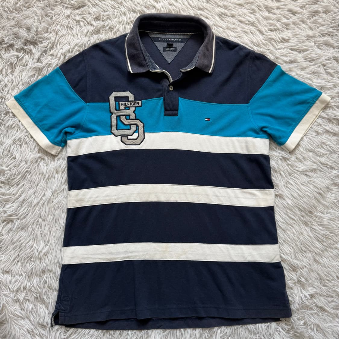 TOMMY HILFIGER 일본빈티지 카라티 타미힐피거 L 100 상품이미지2