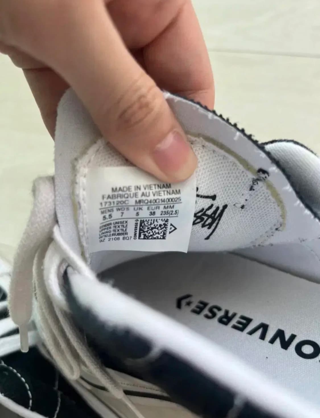 스투시X컨버스 원스타 로우 235 상품이미지2