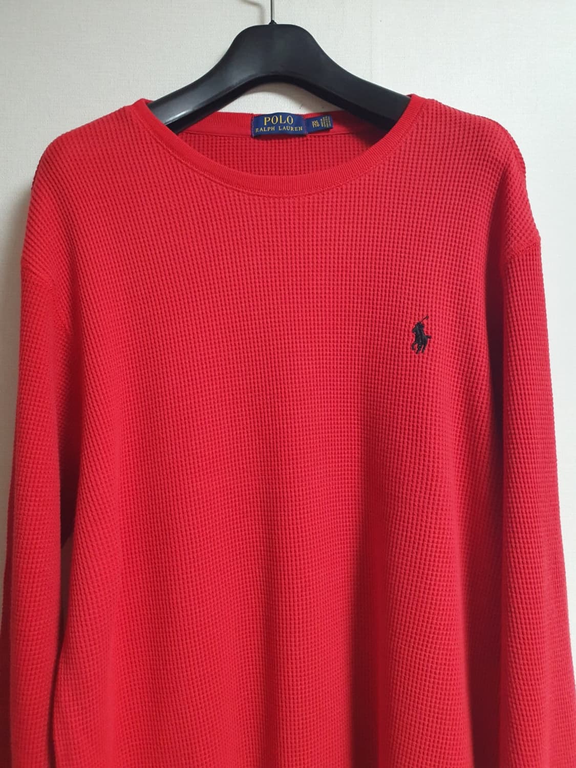 폴로랄프로렌 와플 니트 레드 XXL 상품이미지2