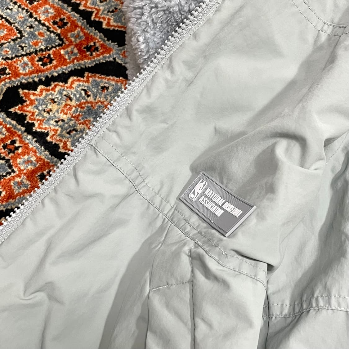 NBA 라이트블루 양면 플리스 자켓 여성S 상품이미지7