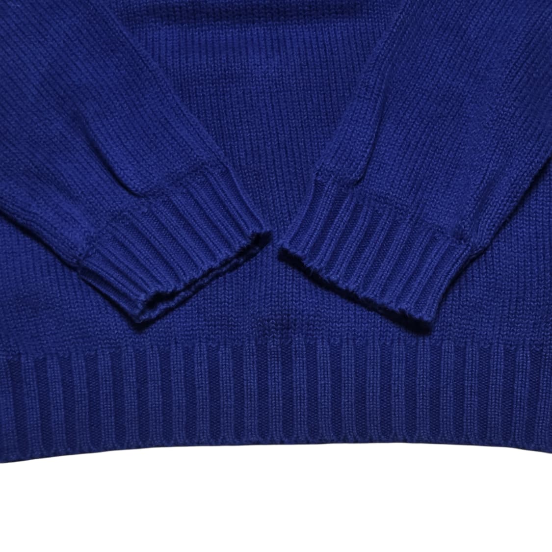 POLO RALPH LAUREN 폴로 랄프로렌 블루 니트 헤비 코튼 상품이미지5