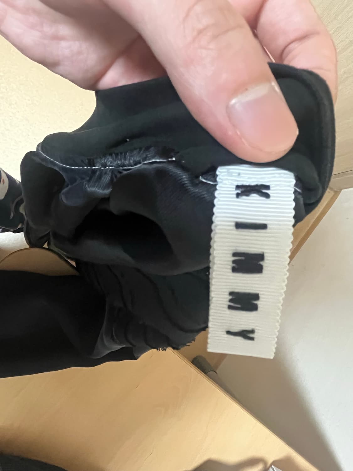 KIMMY 크래프트 봄버 재킷 블랙 상품이미지3