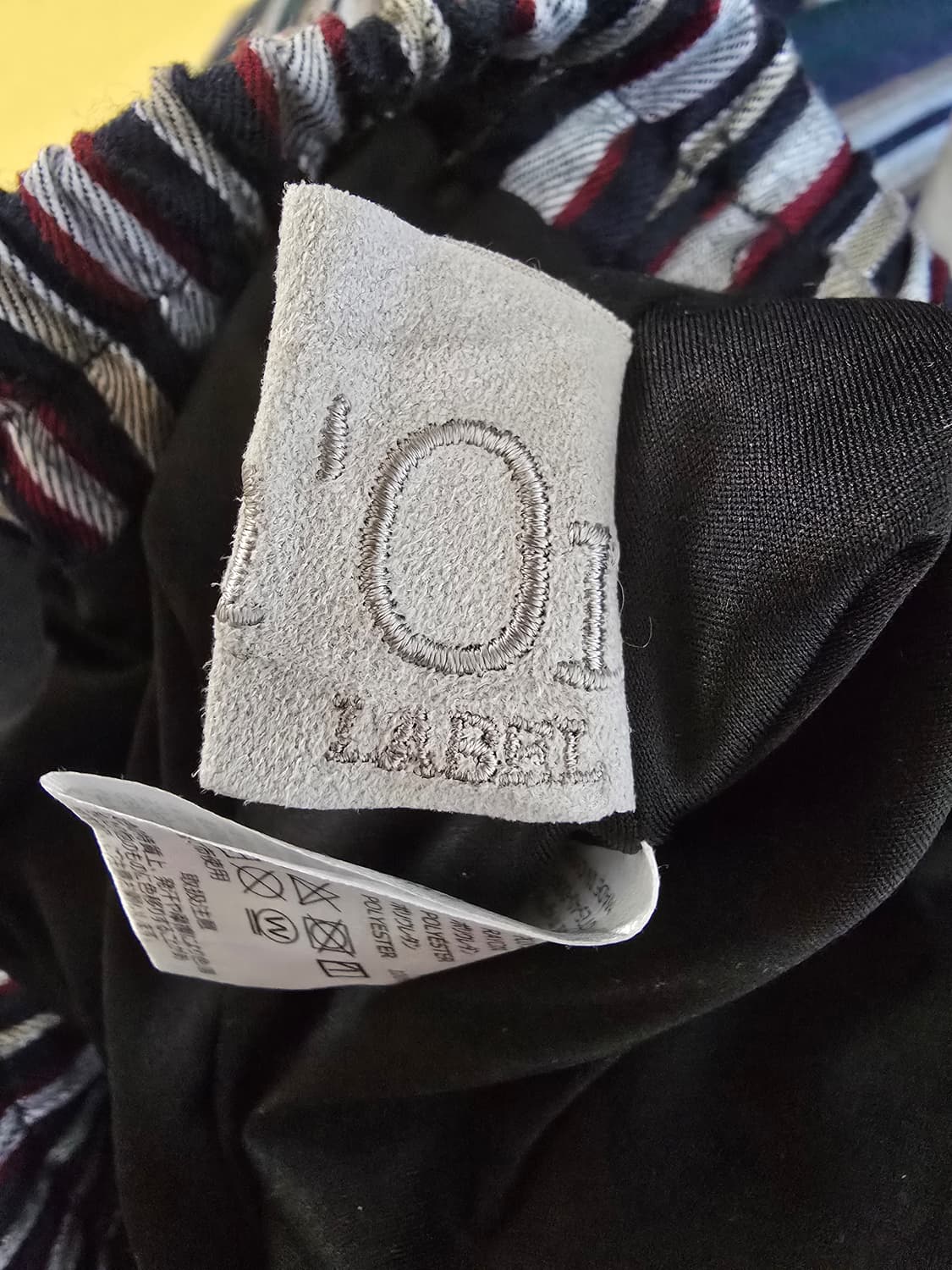 nor 스트라이프 배색 롱 스커트 L 상품이미지4