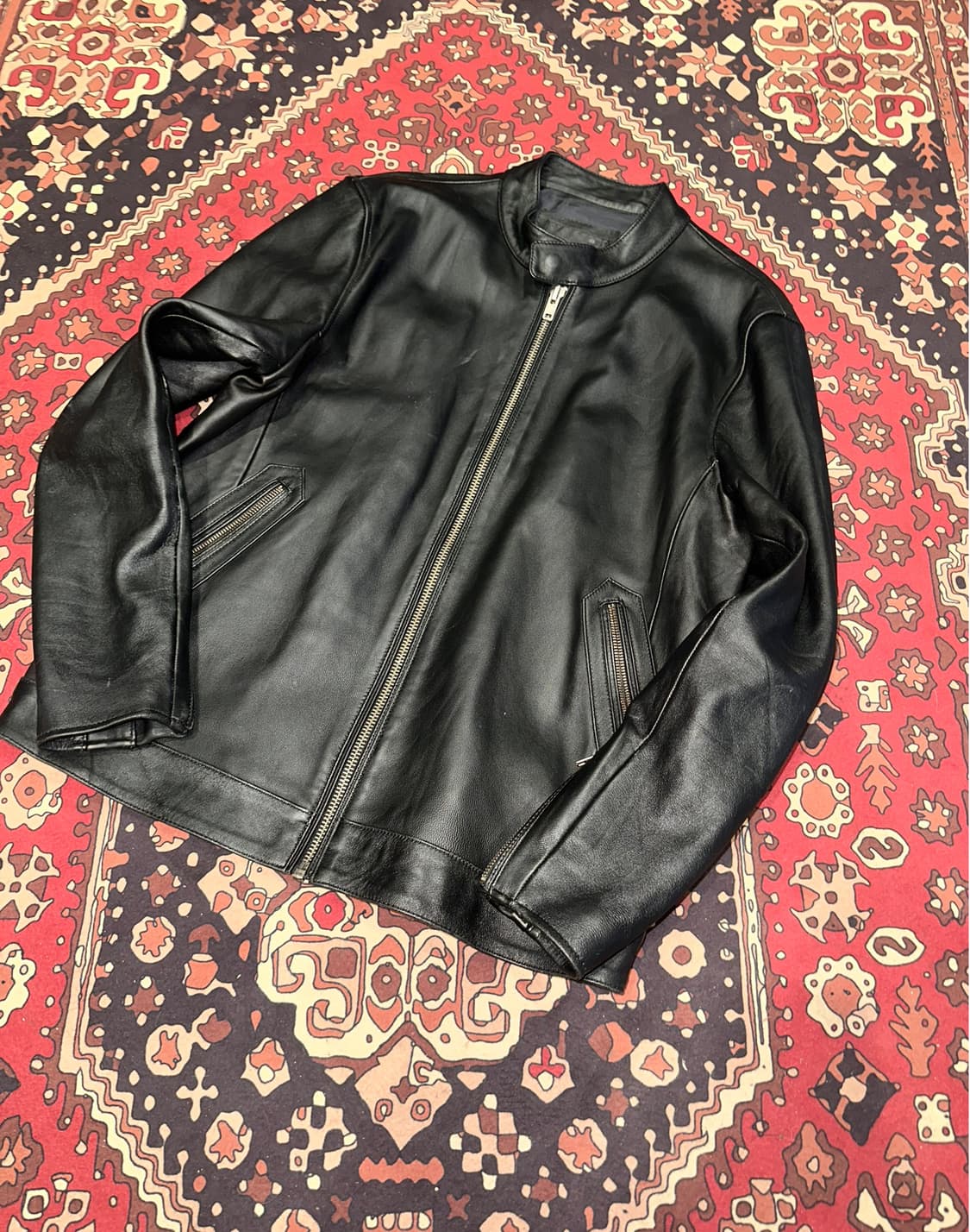 ( XL-2X ) 바이커자켓 레이싱자켓 라이더자켓 봄버자켓 가죽자켓 상품이미지5