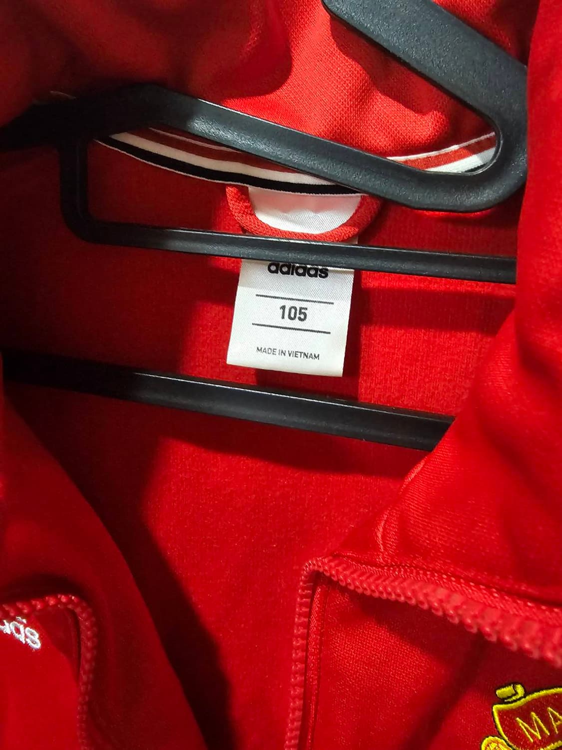 아디다스 맨유 빨흰 트랙탑 져지집업 105 / XL 상품이미지5