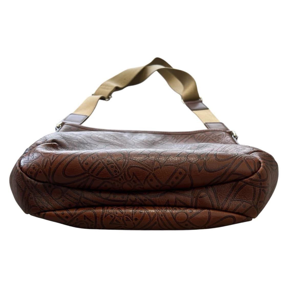 비비안 웨스트우드 로고 패턴 소가죽 숄더백 상품이미지3