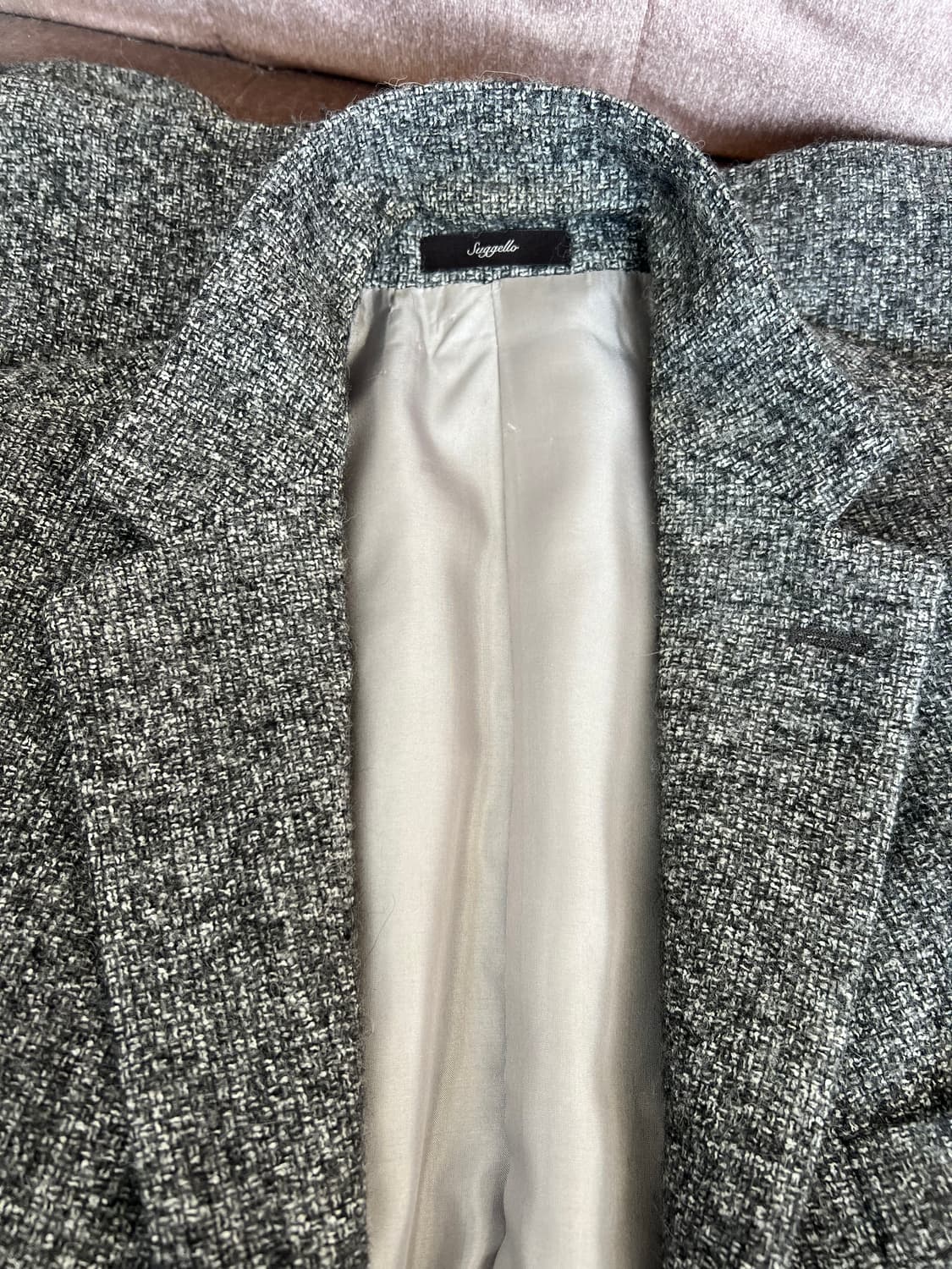 갤럭시 남성 보카시그레이 알파카자켓 상품이미지3