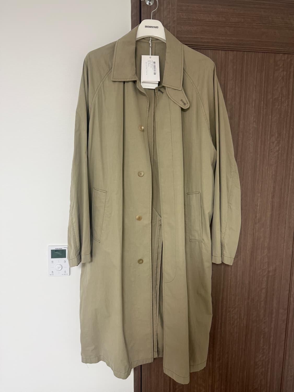 브라운야드 워시드 발마칸 코트 상품이미지2