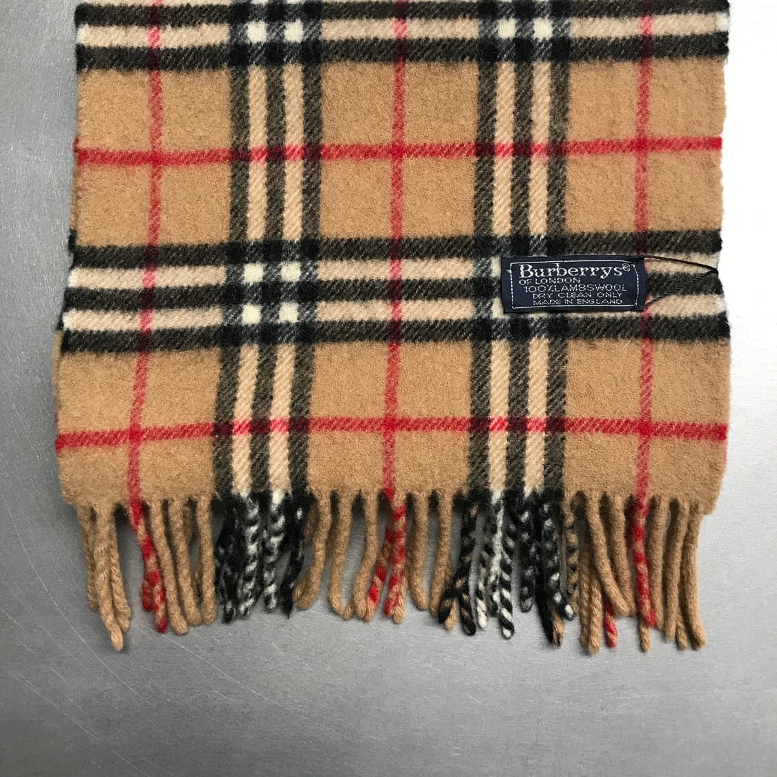 버버리 정품 램스울 머플러 베이지 상품이미지3