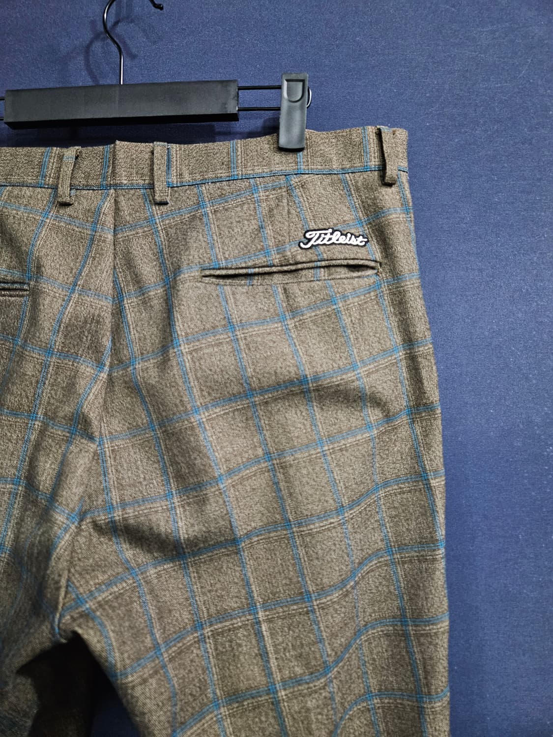 타이틀리스트 스트라이프 체크 남성 허리 34~35 골프바지  상품이미지8