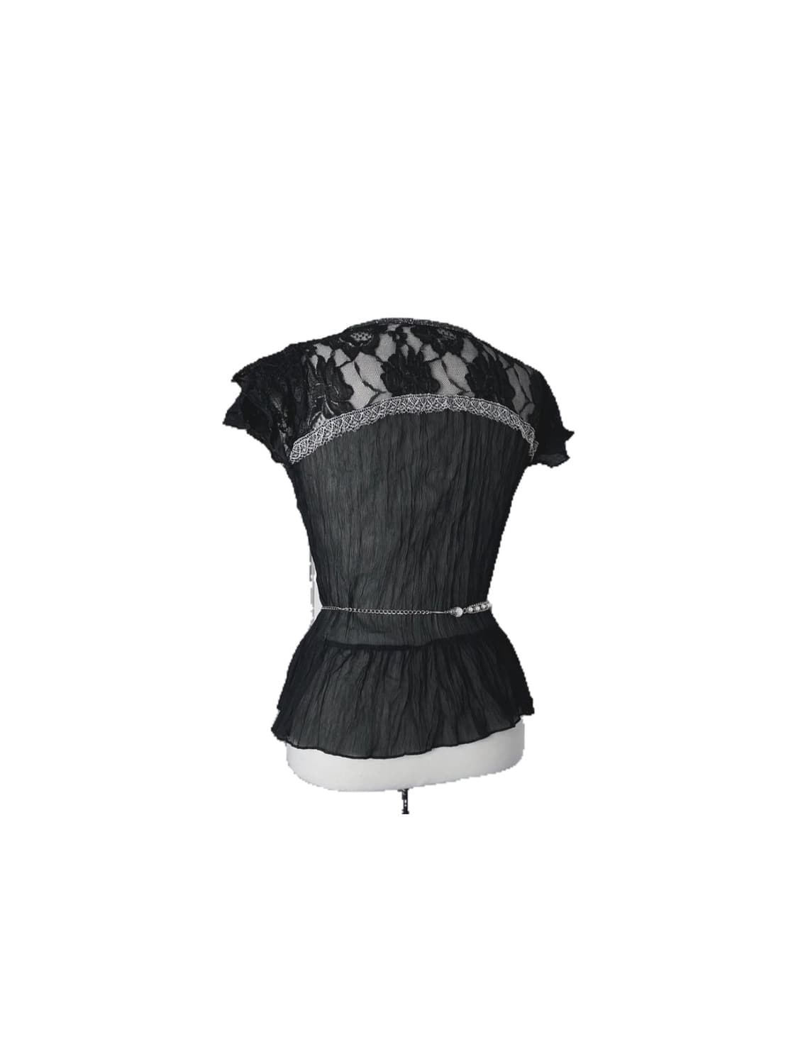 오리엔탈 반팔 시스루 가디건  상품이미지2